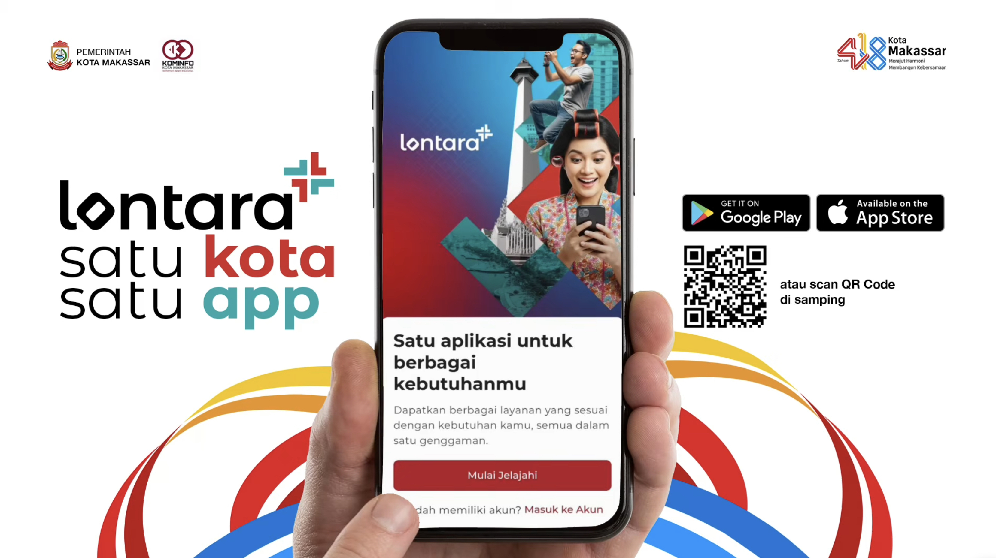 Cara Menggunakan LONTARA+, Makin Dekat, Dalam Satu Genggaman